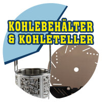 Kohlebehälter & Kohleteller