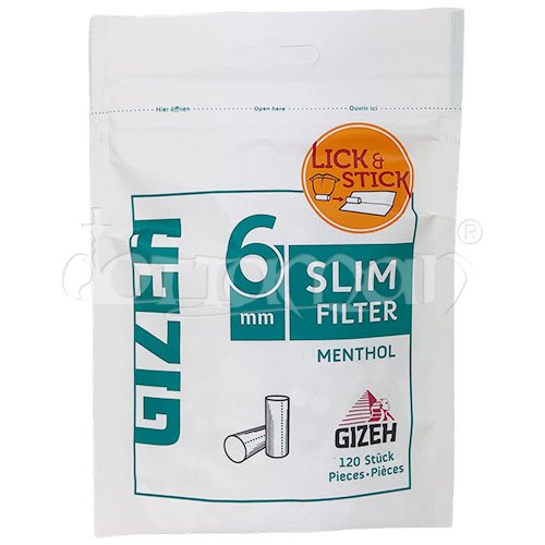 Gizeh | Slim Filter | Menthol 120er Pack