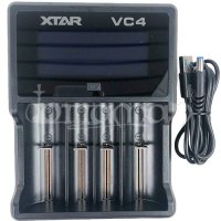 Xtar | VC4 | 4 Schacht | Ladegerät für Li-Ion & NIMH Akkus