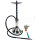 Premium Hookah | Mirror Shisha | Silber / Silber Bowl