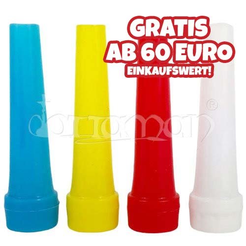 GRATIS Hygiene Mundstücke Bunt | 50 Stk.