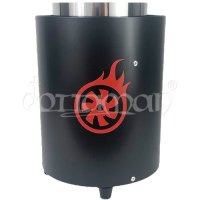 Shisha-Turbine | Kohleanzünder | NeXt Black mit rotem Kabel