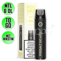 Banana Ice | Pod Salt GO 600 | Nikotin 20mg/ml | Einweg...