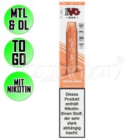 Peach Rings | IVG Bar | Nikotin 20mg/ml | Einweg...