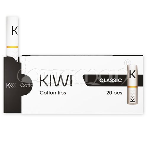 Kiwi | Cotton FIlter Tips | Drip Tip / Mundstück | Weiß | 20 Stk.