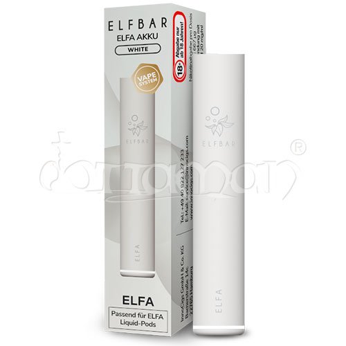 Elfbar | Elfa Pods Akku | E-Zigaretten Akkuträger | Weiß