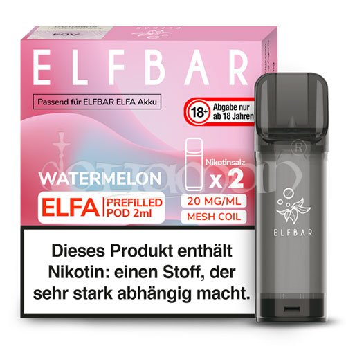 Watermelon | Elfa Pods | Elf Bar | 20mg/ml | 2 Stk.