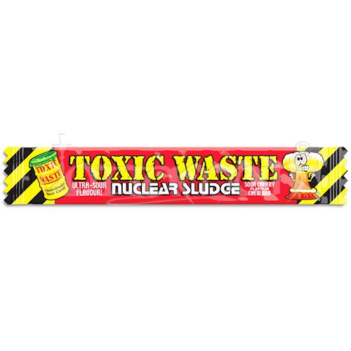 Toxic Waste | Nuclear Sludge Chew Bar Sour Cherry | Fruchtgummi | 20g