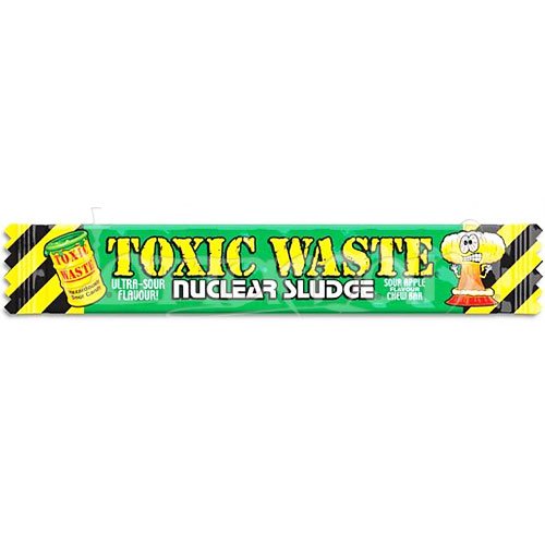Toxic Waste | Nuclear Sludge Chew Bar Sour Apple | Fruchtgummi | 20g