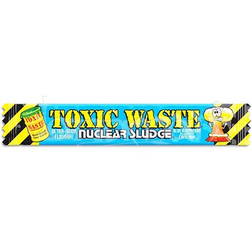 Toxic Waste | Nuclear Sludge Chew Bar Blue Raspberry | Fruchtgummi | 20g