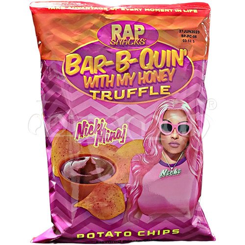 Rap Snack´s | Bar-B-Quin Whit My Honey Truffle Nicki Minaj | Chips | 71g