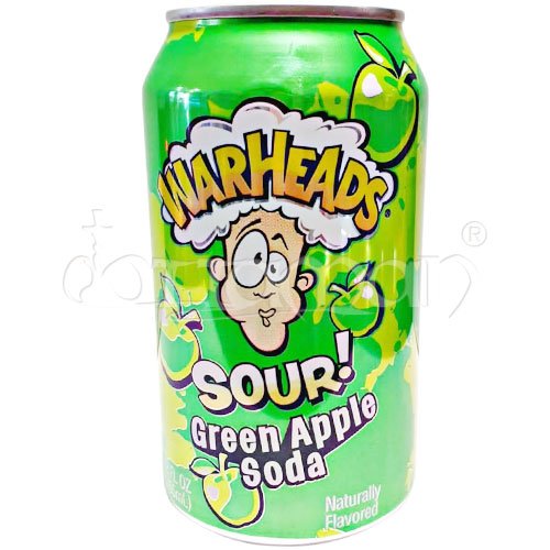 Warheads | Sour Green Apple Soda | Getränk | 355ml