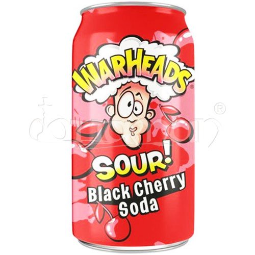 Warheads | Sour Black Cherry Soda | Getränk | 355ml