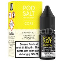 Banana Ice | Pod Salt Core | Nikotin 11mg/ml | Liquid | 10ml