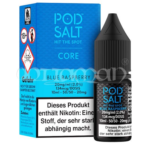 Blue Raspberry | Pod Salt Core | Nikotin 11mg/ml | Liquid | 10ml