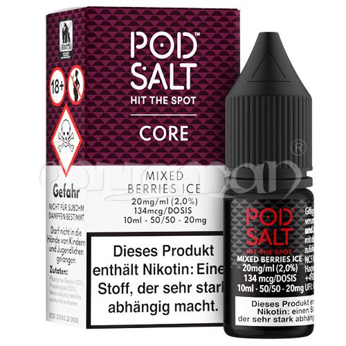 Mixed Berries Ice | Pod Salt Core | Nikotin 11mg/ml | Liquid | 10ml