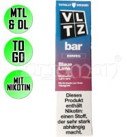 Blaue Limo | VLTZ Bar Totally Wicked | Nikotin 16mg/ml |...
