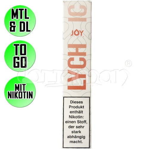 Lych Ic | Joy Stick 600 | Nikotin 20mg/ml | Einweg E-Zigarette / E-Shisha | 600 Züge
