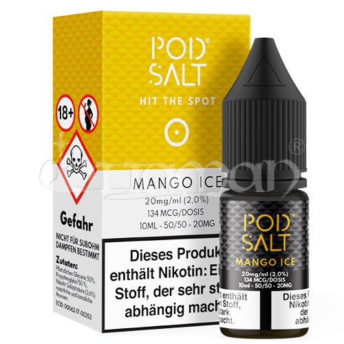 Mango Ice | Pod Salt Core | Nikotin 20mg/ml | Liquid | 10ml