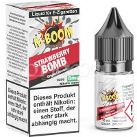 Strawberry Bomb | K-Boom | Nikotin 6mg/ml | Liquid | 10ml