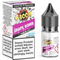 Grape Bomb | K-Boom | Nikotin 12mg/ml | Liquid | 10ml