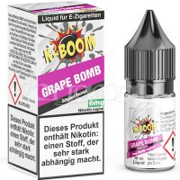 Grape Bomb | K-Boom | Nikotin 6mg/ml | Liquid | 10ml