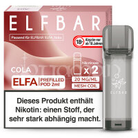 Cola | Elfa Pods | Elf Bar | 20mg/ml | 2 Stk.