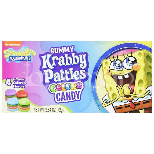 SpongeBob Schwammkopf | Krabby Patties - Colors Candy | Fruchtgummi | 72g