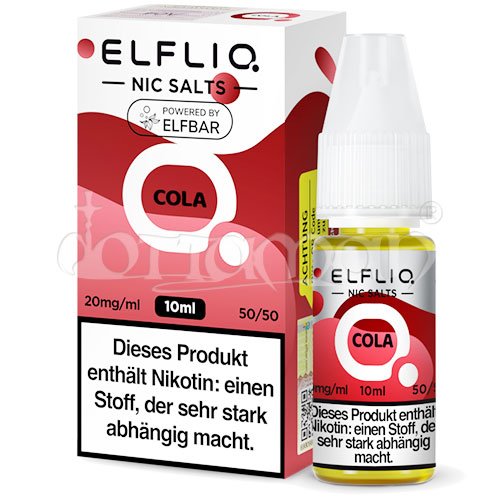Cola | Elfliq by Elfbar | Nikotin 10mg/ml | Liquid | 10ml