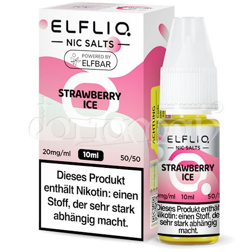 Strawberry Ice | Elfliq by Elfbar | Nikotin 10mg/ml | Liquid | 10ml