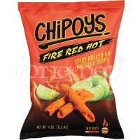 Chipoys | Fire Red Hot Spicy | Chips | 113,4g