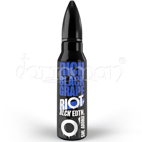 Rich Black Grape | Black Edition by Riot Squad  | Longfill Aroma | 5ml