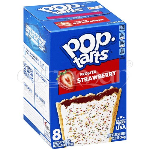 Kellogs | Pop Tarts Frosted Strawberry Sensation | Gebäck | 384g