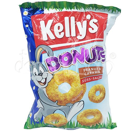 Kellys | Donuts Peanut & Caramel | Chips | 100g