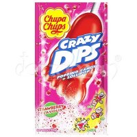 Chupa Chups | Crazy Dips Erdbeere | Lollipop | 1 Stk.