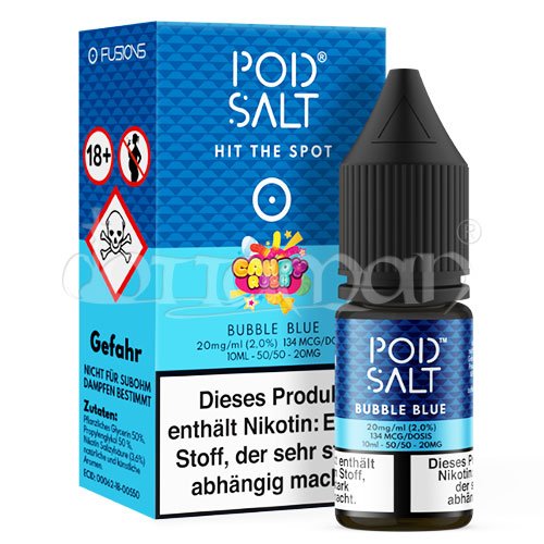 Bubble Blue | Pod Salt Fusion | Nikotin 11mg/ml | Liquid | 10ml