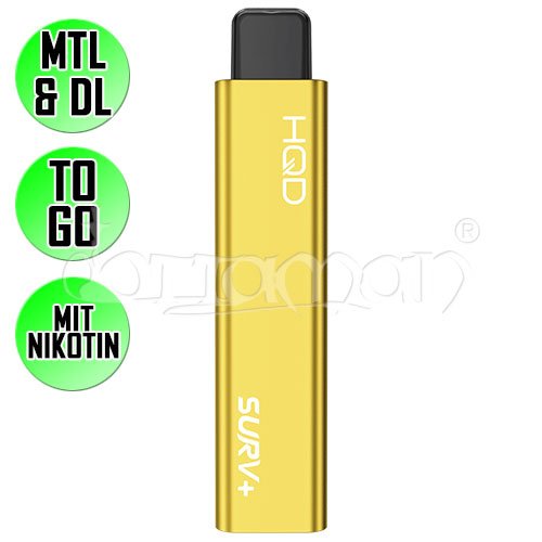 Cactus Lime | HQD Surv+ | Nikotin 18mg/ml | Einweg E-Zigarette / E-Shisha | 600 Zge
