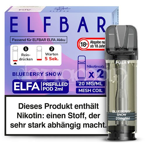Berry Snow | Elfa Pods | Elfbar | 20mg/ml | 2 Stk.