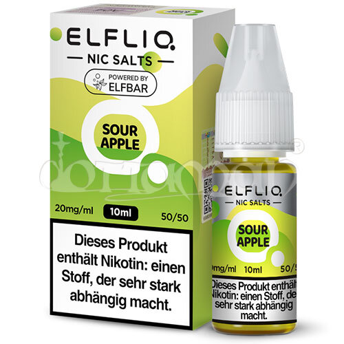 Sour Apple | Elfliq by Elfbar | Nikotin 10mg/ml | Liquid | 10ml