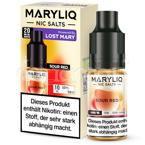 Sour Red | Maryliq by Elfbar | Nikotin 10mg/ml | Liquid | 10ml