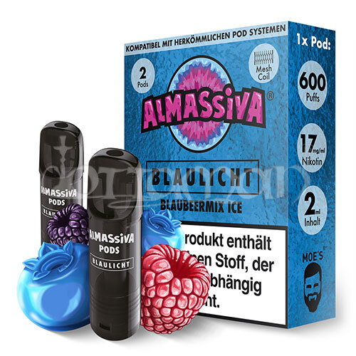 Blaulicht | Al Massiva Pods | kompatibel mit Elfa Pods | 17mg/ml | 2 Stk.