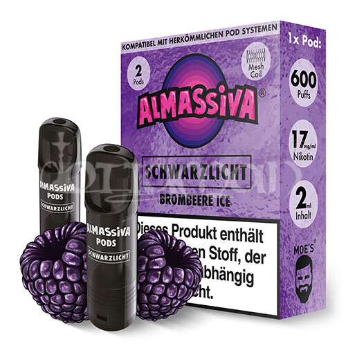 Schwarzlicht | Al Massiva Pods | kompatibel mit Elfa Pods | 17mg/ml | 2 Stk.