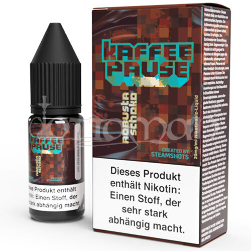 Robusta Schoko | Kaffepause by Steamshots | Nikotin 20mg/ml | Liquid | 10ml