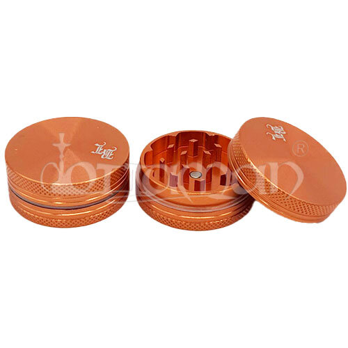 Black Leaf | Grinder | Metall | 40mm Orange | 2-teilig