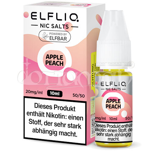 Apple Peach | Elfliq by Elfbar | Nikotin 20mg/ml | Liquid | 10ml