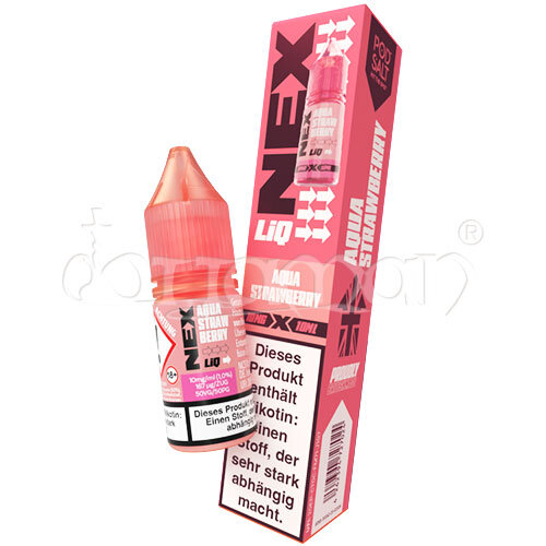 Aqua Strawberry | Pod Salt Nexliq | Nikotinfrei | Liquid | 10ml