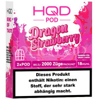 Dragon Strawberry | Cirak 2 Pod | HQD | 18mg/ml | 2 Stk.