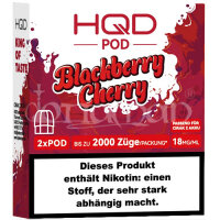 Blackberry Cherry | Cirak 2 Pod | HQD | 18mg/ml | 2 Stk.