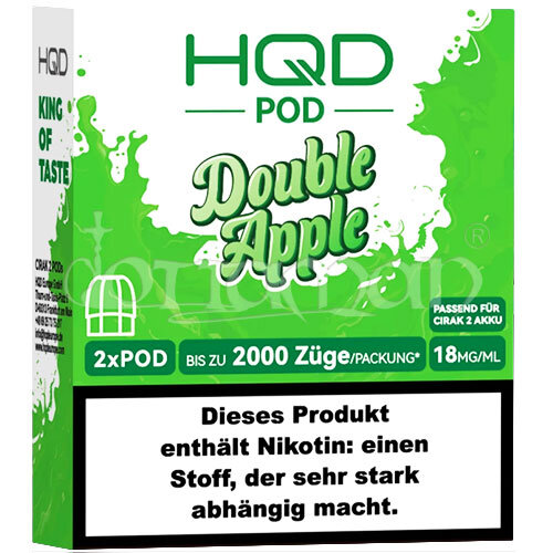 Double Apple | Cirak 2 Pod | HQD | 18mg/ml | 2 Stk.