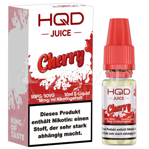Cherry | HQD Juice | Nikotin 18mg/ml | Liquid | 10ml